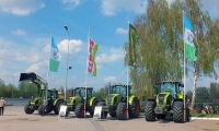 Claas продемонстрував універсальність тракторів на полі