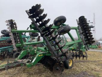Дискова борона John Deere 637 9м foto 2