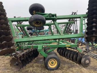 Дискова борона John Deere 637 9м foto 3