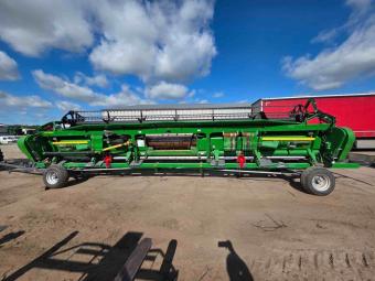 Жниварка JOHN DEERE 630X  2019 р. + транспортний візок COCHET 4WD/11/1 foto 13