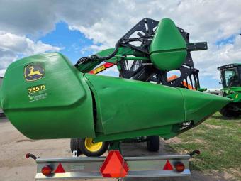 Жниварка JOHN DEERE 735D  2019 р. + транспортний візок THYREGOD A/S DK 7323 foto 2