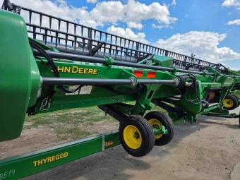 Жниварка JOHN DEERE 735D  2019 р. + транспортний візок THYREGOD A/S DK 7323 foto 16