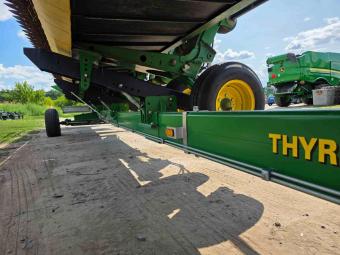 Жниварка JOHN DEERE 735D  2019 р. + транспортний візок THYREGOD A/S DK 7323 foto 56