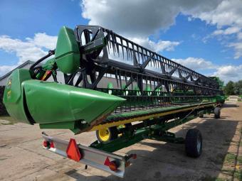 Жниварка JOHN DEERE 735D  2019 р. + транспортний візок THYREGOD A/S DK 7323