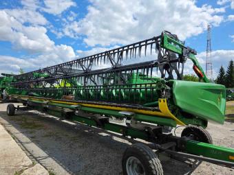 Жниварка JOHN DEERE HD40X  2022 р. + транспортний візок ZIEGLER foto 4